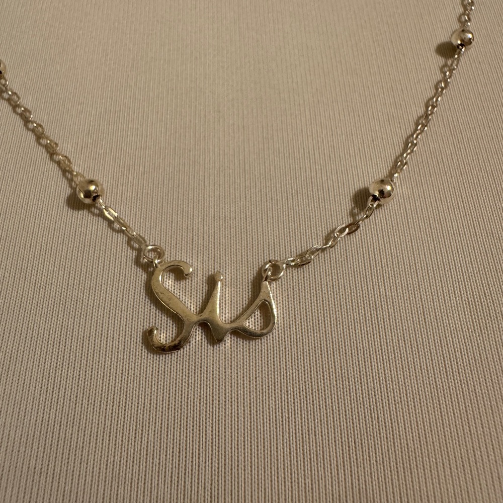 Sterling silver Sister Necklace